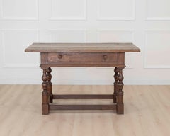 18th Century Italian Elm Console Table