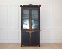 Swedish 19th Century Painted Bookcase