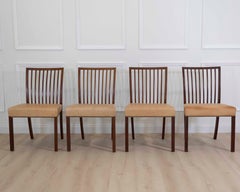 20th Century Set of Eight Danish Mahogany Dining Chairs by A.J. Iversen