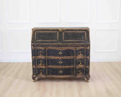 Danish Rococo Secretaire, Circa 1760