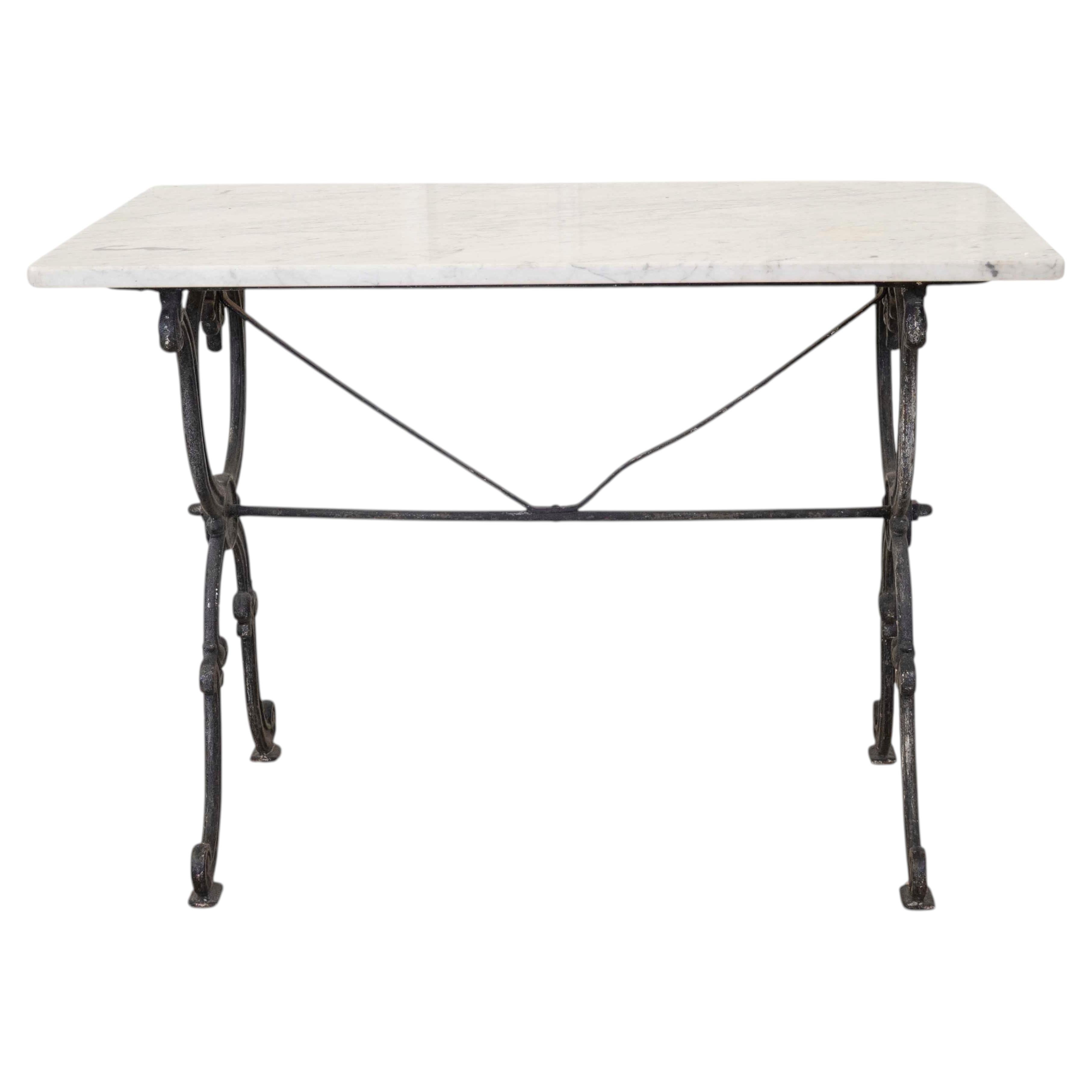 French 20th Century Conservatory Bistro Table For Sale