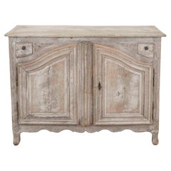Early 18th Century Bleached Oak Hunting Sideboard