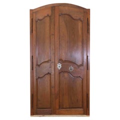 19th Century Louis XV Style Walnut Double Communication Doors