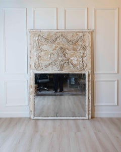French 18th Century Louis XVI Style Carved and Painted Screen