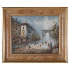 Die Porte Saint-Martin, Paris, Öl auf Leinwand