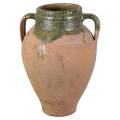 Turkish 20th Century Green-Glaze Water Pot