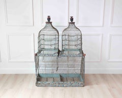 French 19th Century Painted Architectural Birdcage