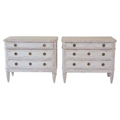 Pair of Scandinavian Chests of Drawers, circa 1920