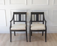 Pair of Swedish Armchairs, circa 1880
