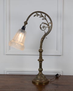 French 19th Century Gilt Bronze Desk Lamp