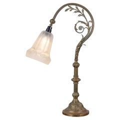 French 19th Century Gilt Bronze Desk Lamp