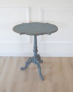 19th Century Swedish Painted Tri-Pod Side Table