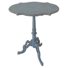 19th Century Swedish Painted Tri-Pod Side Table