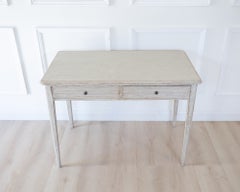 Bureau de style gustavien du milieu du XIXe siècle