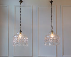 Pair of French Crystal Lights