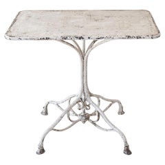 19th Century French Arras Wrought Iron Garden Table