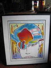 Pintura acrílica original de Peter Max