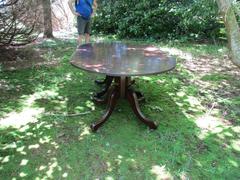 19th Century Mahogany Two Pedestal Dining Table