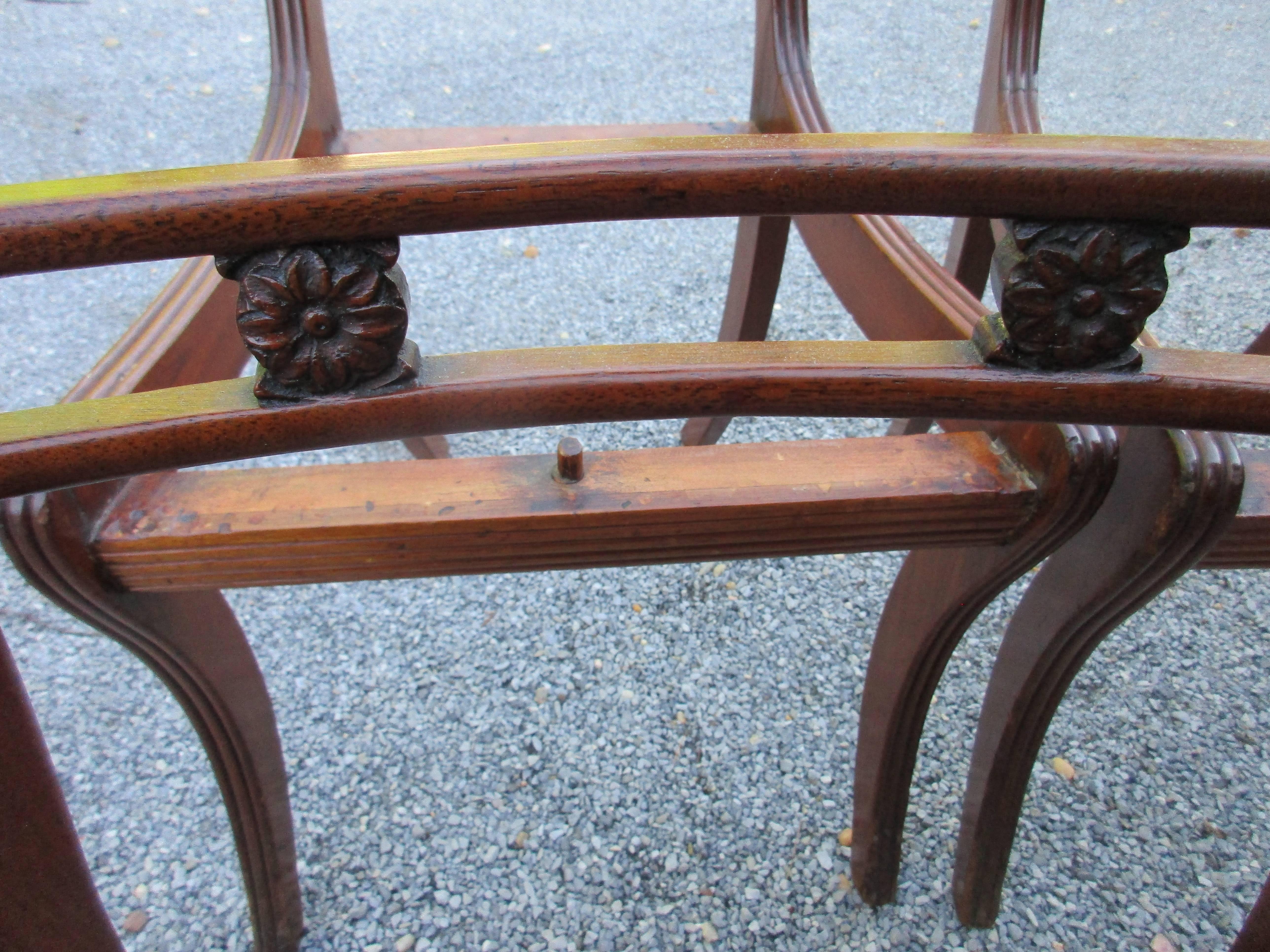 Wood Six Period Regency Mahogany Chairs