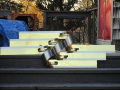 62" Curtis Jere Brass and Chrome Wall Sculpture