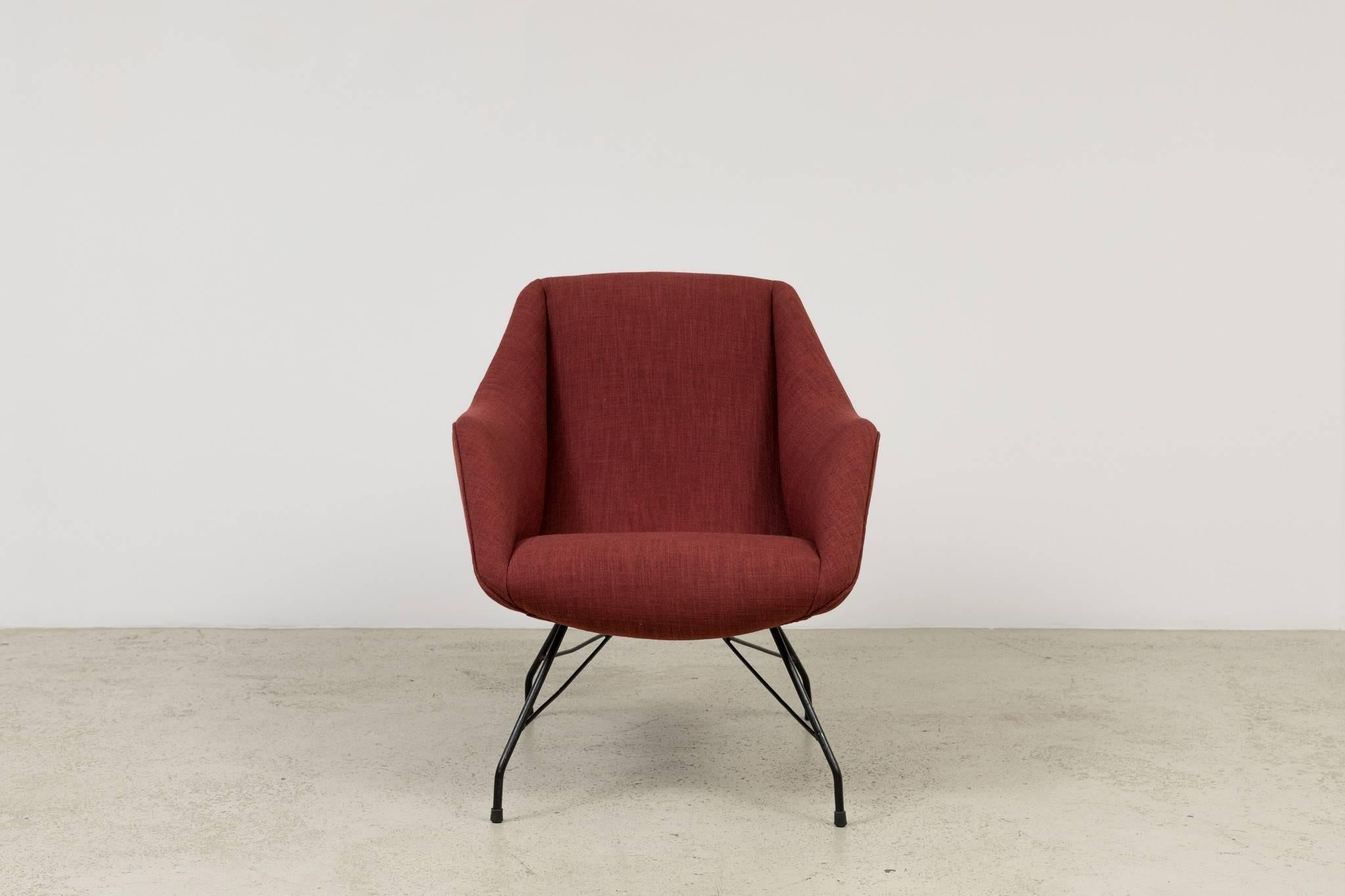 Vintage 1950s Armchairs by Martin Eisler In Good Condition For Sale In New York, NY