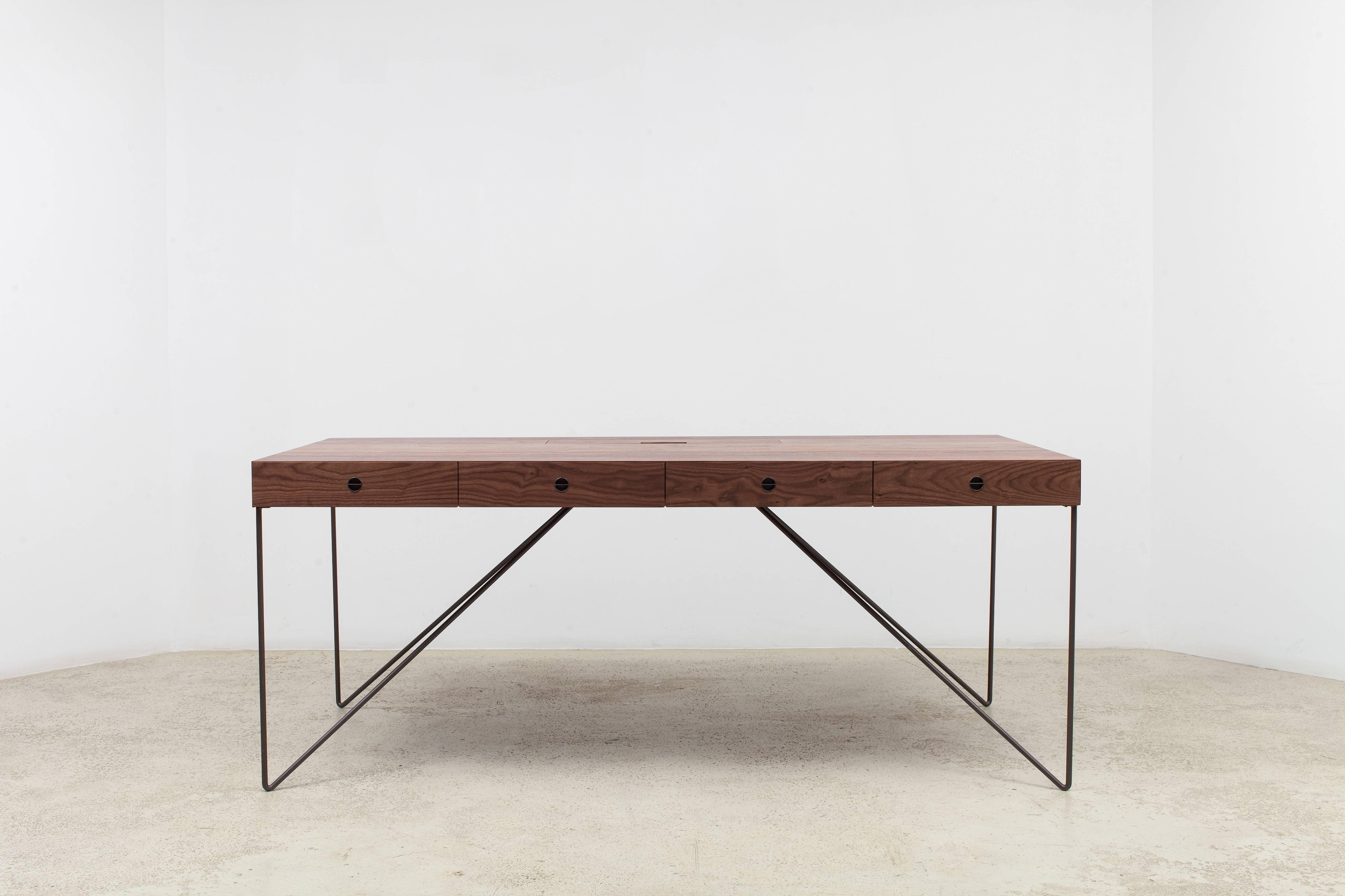 Wood Quilombo Desk by Arthur Casas For Sale