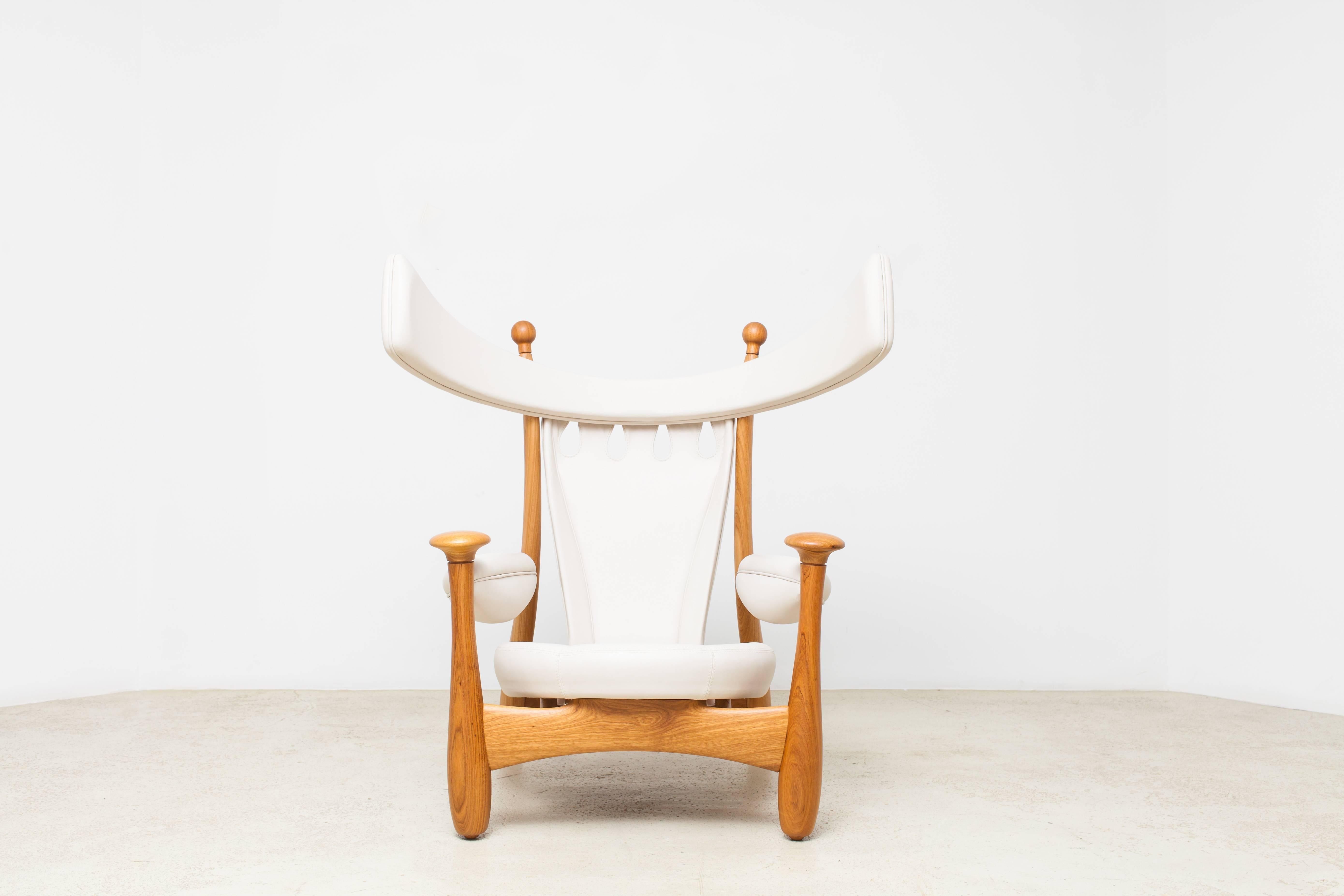 Limited Edition Chifruda Armchair by Sergio Rodrigues In Excellent Condition For Sale In New York, NY