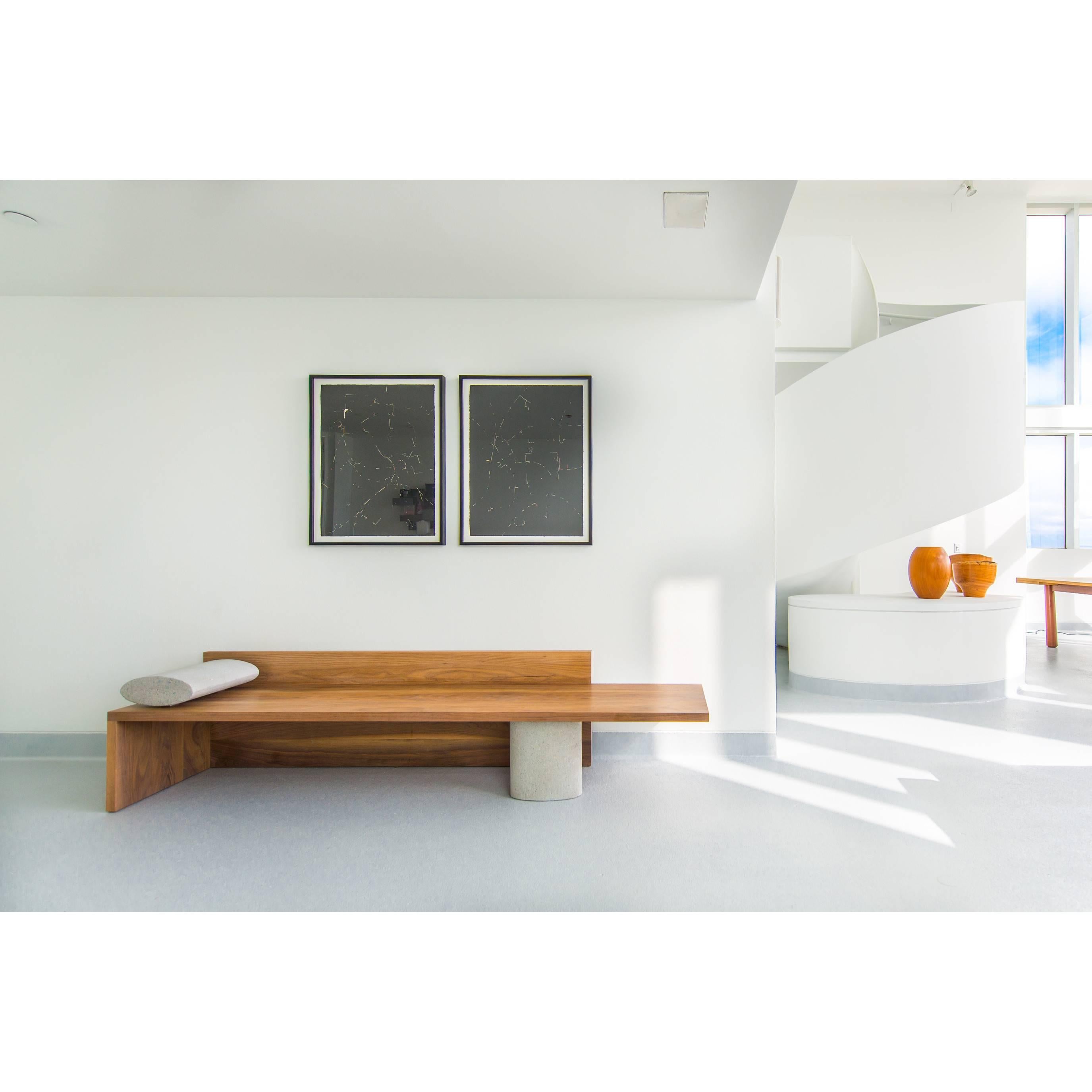 Concrete Concreto Bench by Claudia Moreira Salles For Sale