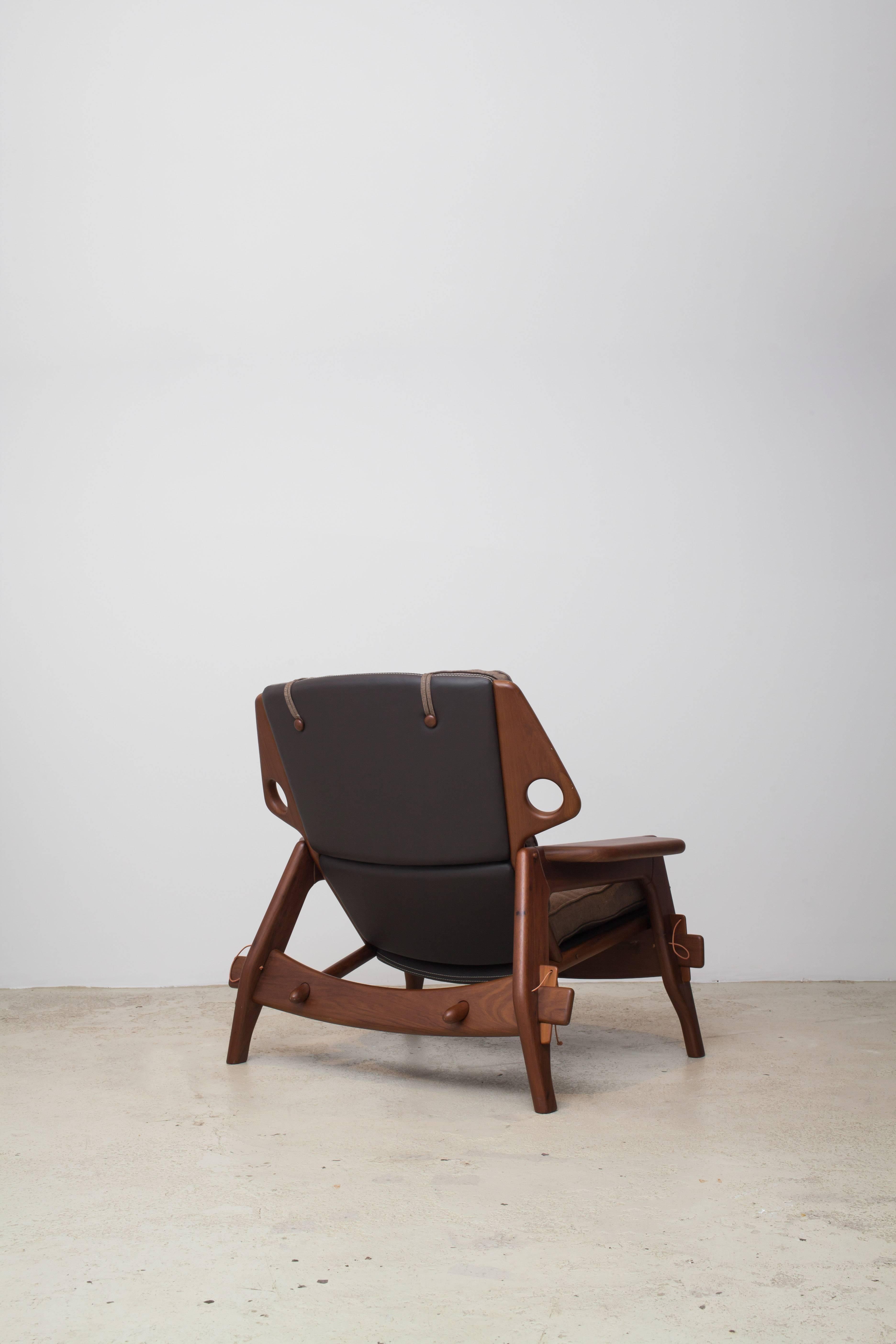 Contemporary Benjamin Armchair by Sergio Rodrigues For Sale