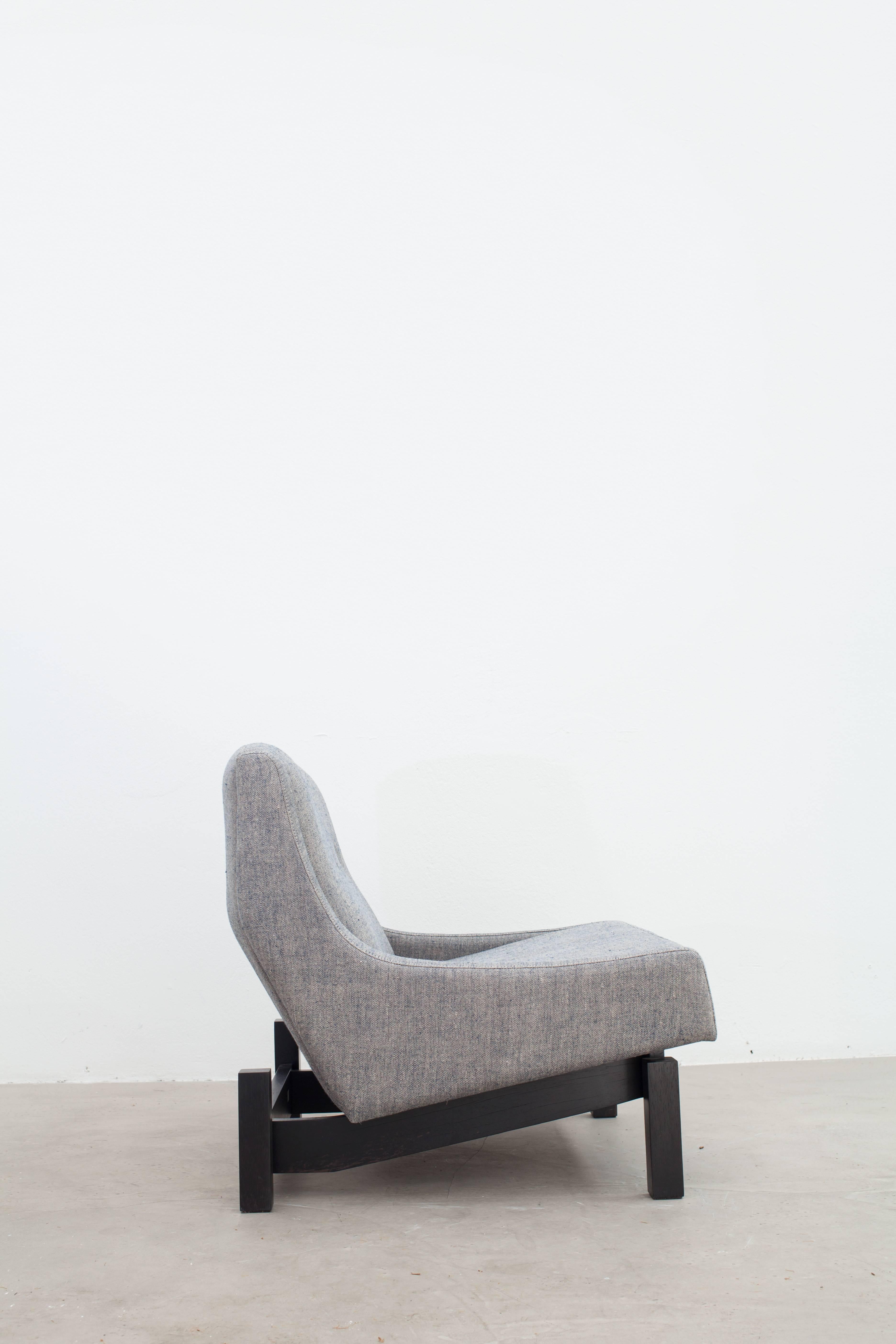 Sergio Rodrigues, Parati Lounge Chair and Ottoman, made to order In Excellent Condition For Sale In New York, NY