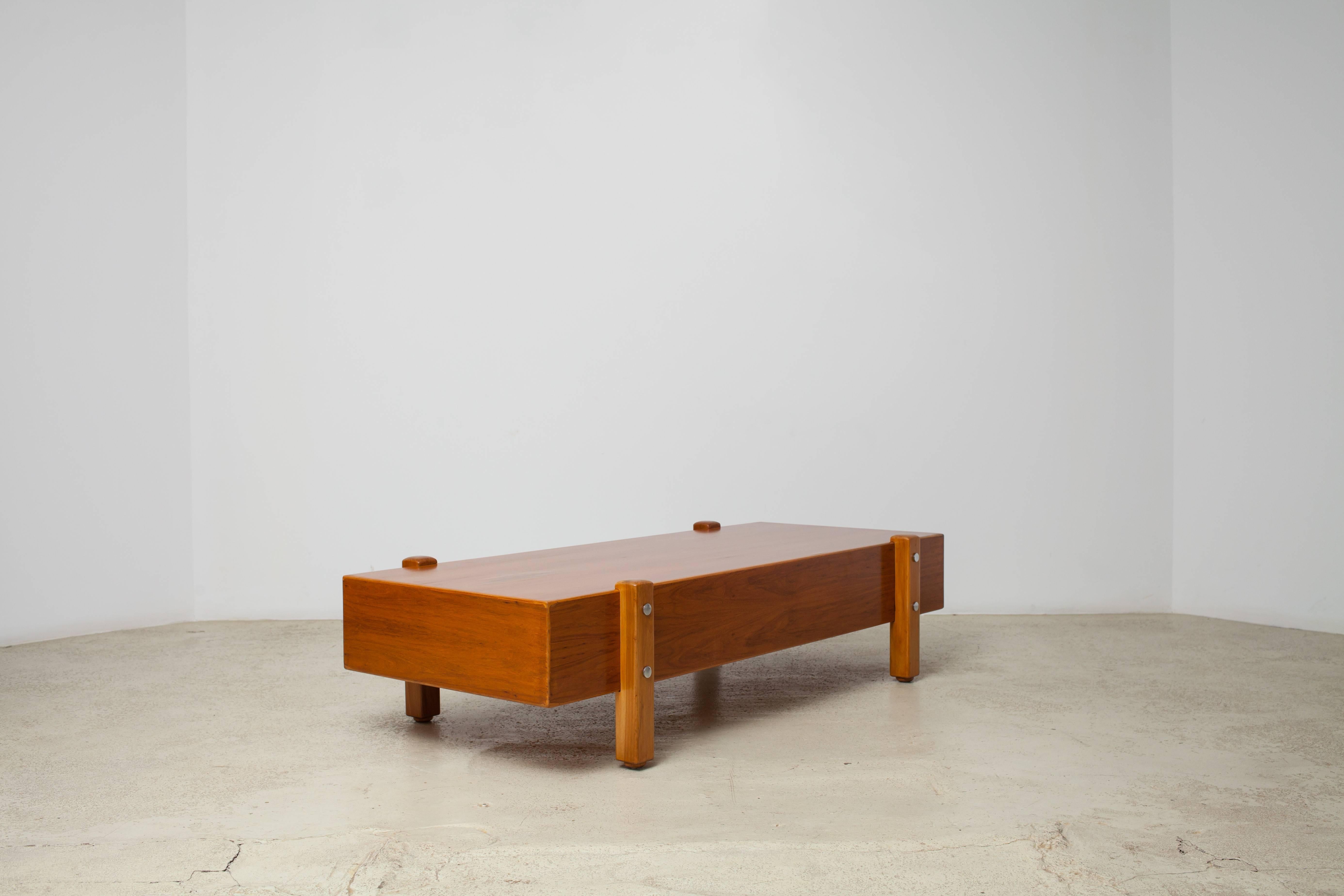 Brazilian Vintage Sergio Rodrigues, Eleh Bench / Coffee Table, 1965 For Sale