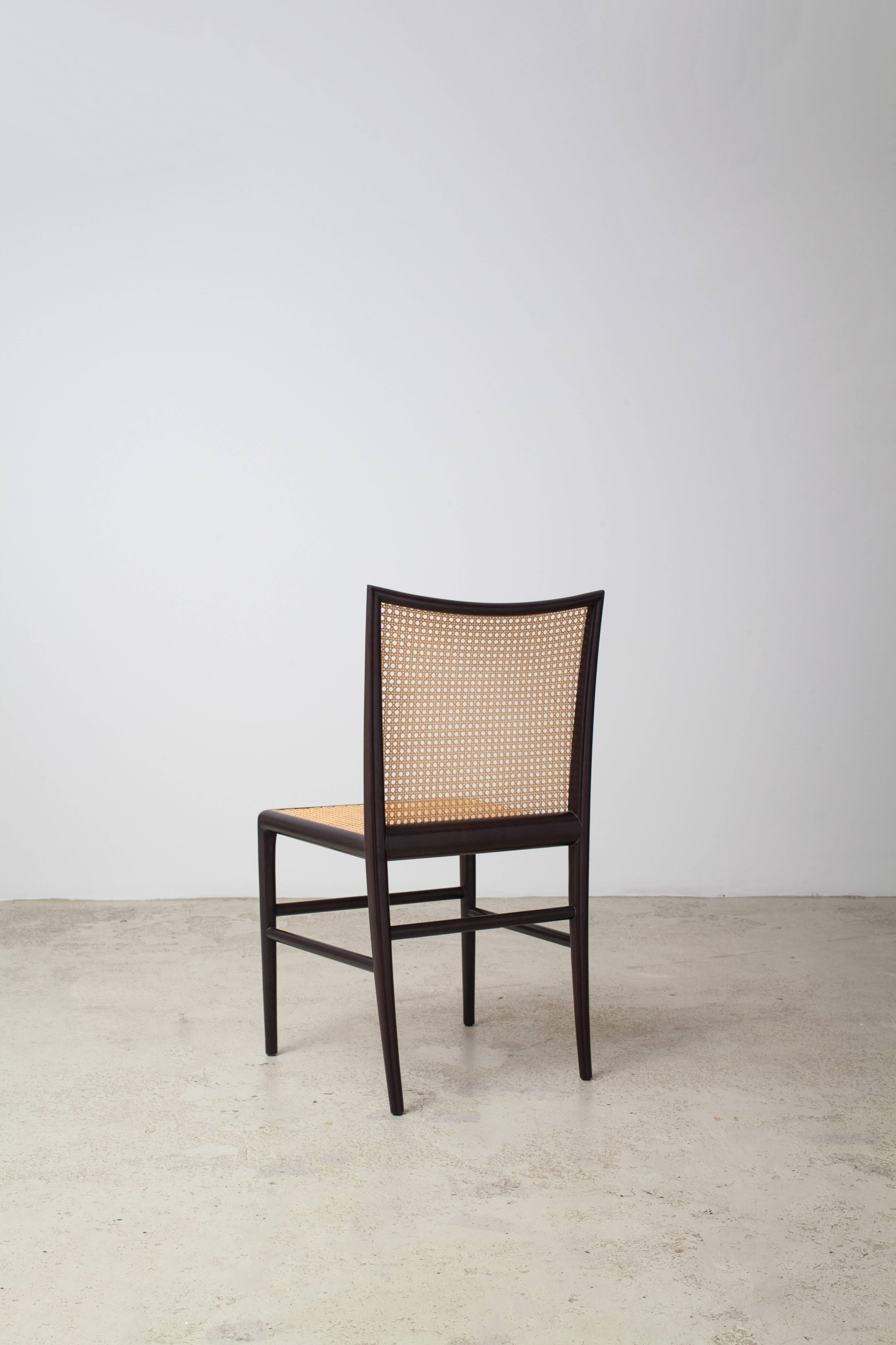 Mid-Century Modern Palhinha Dining Chair by Branco & Preto For Sale