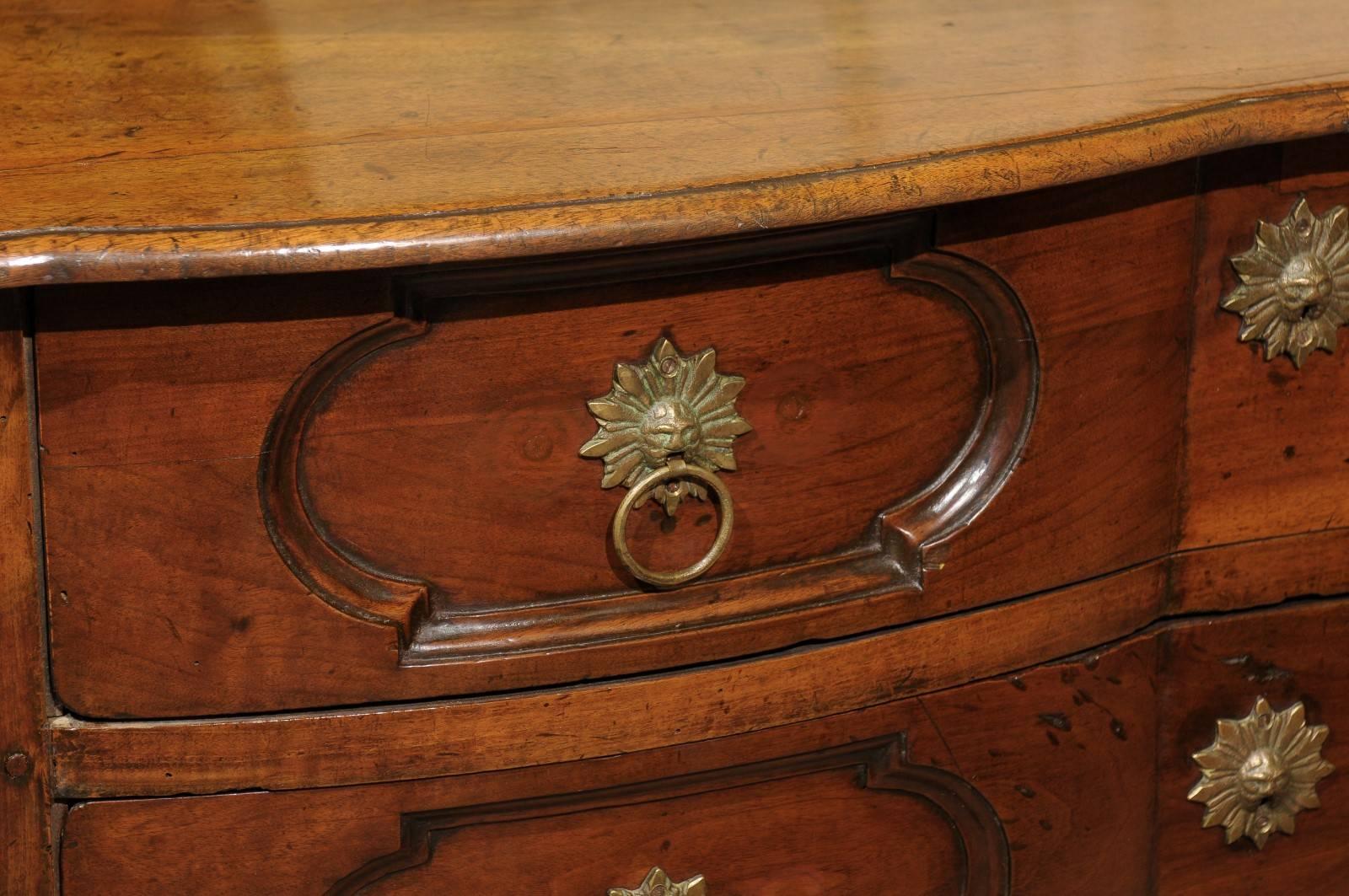 18th Century French Louis XIV Style Walnut Commode 4