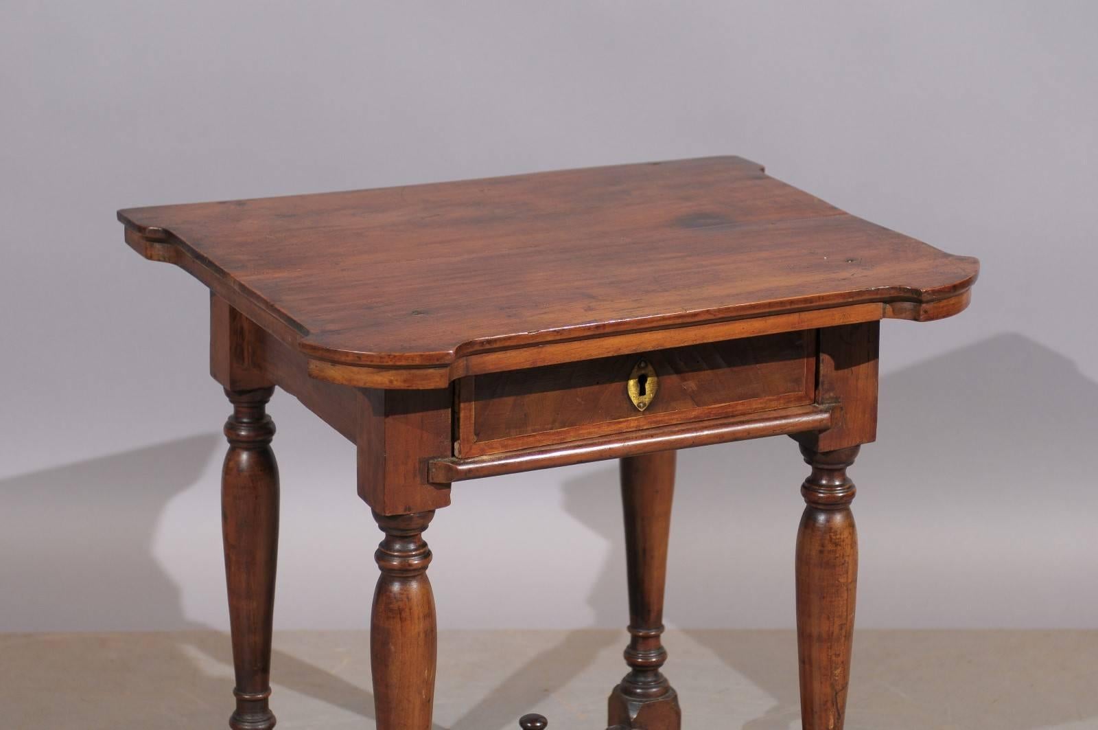 Petite 18th Century Louis XIV Style Walnut Side Table 3