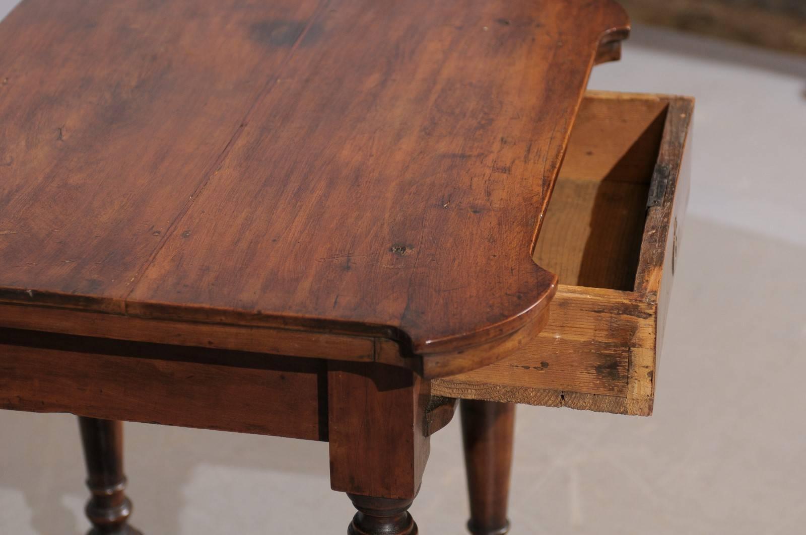 Petite 18th Century Louis XIV Style Walnut Side Table 4