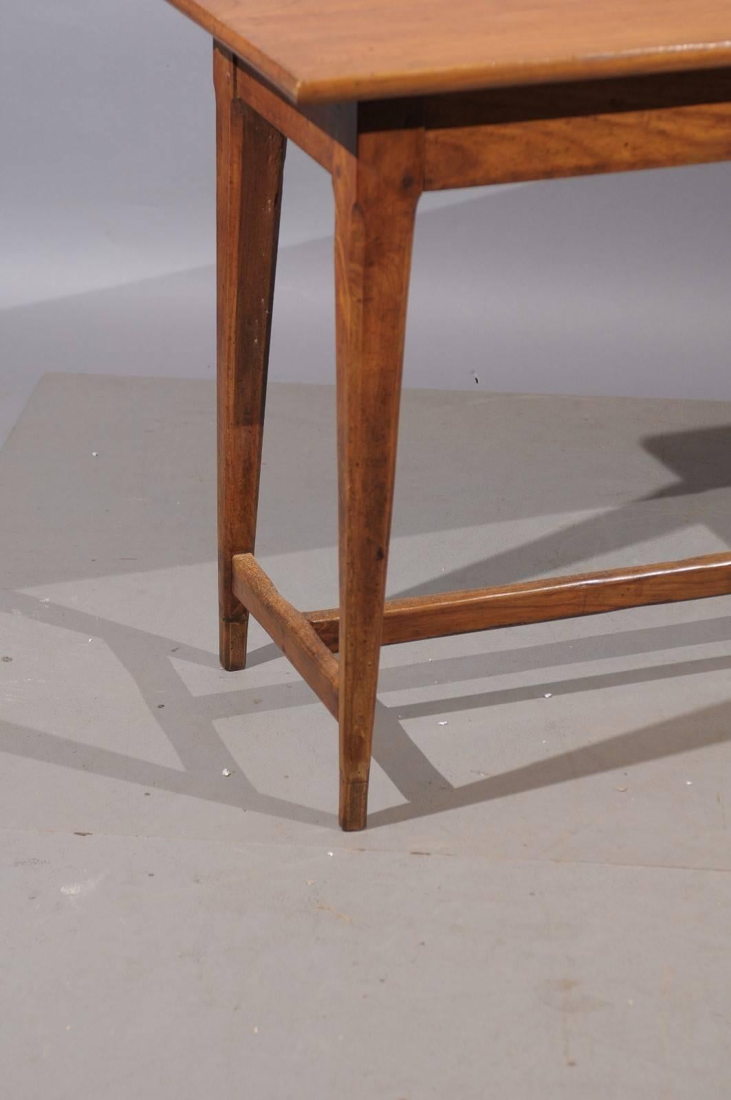 19th Century French Fruitwood Server/Console with Tapering Legs 3