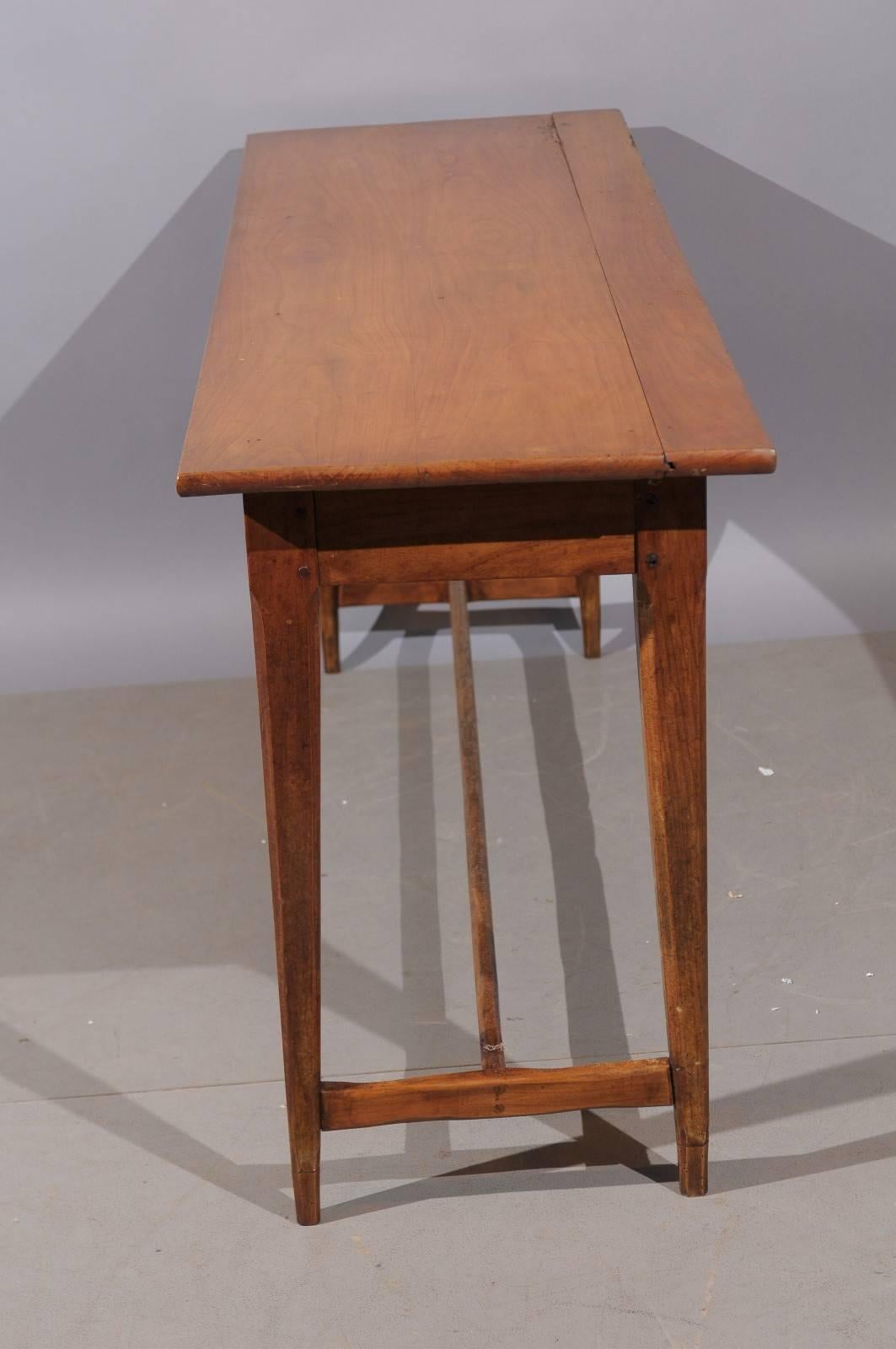19th Century French Fruitwood Server/Console with Tapering Legs 7