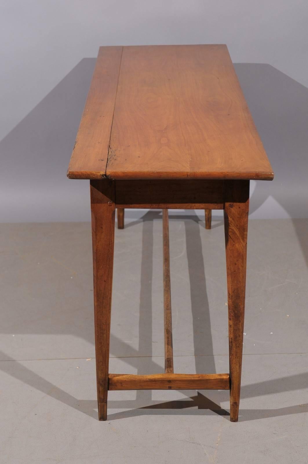 19th Century French Fruitwood Server/Console with Tapering Legs 6