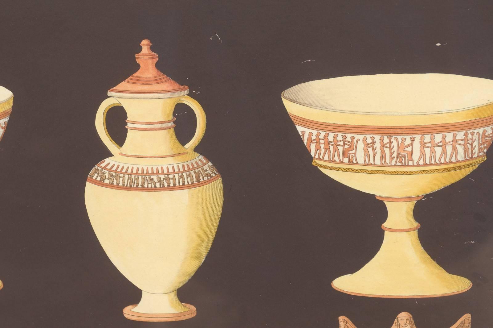Ein Paar gerahmte kontinentale Gravuren griechischer Keramik des 18. Jahrhunderts im Angebot 4