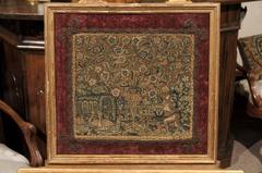Pair of Framed 17th Century Tapestries, Brussels