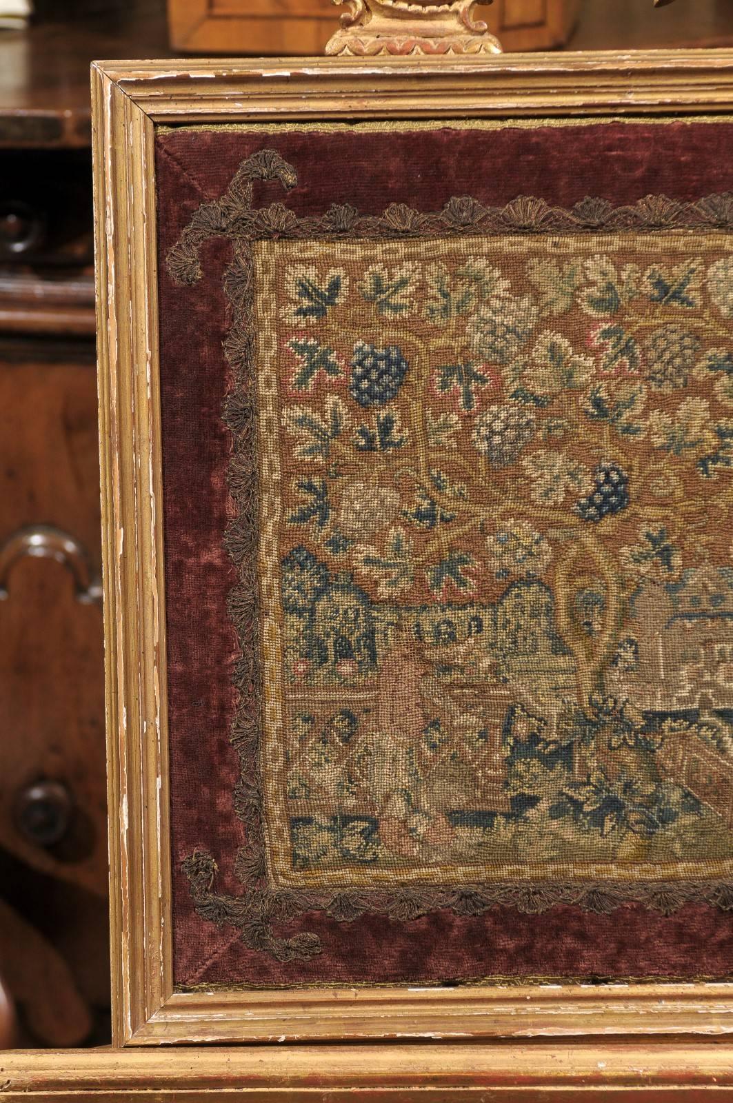 Pair of Framed 17th Century Tapestries, Brussels In Good Condition In Atlanta, GA