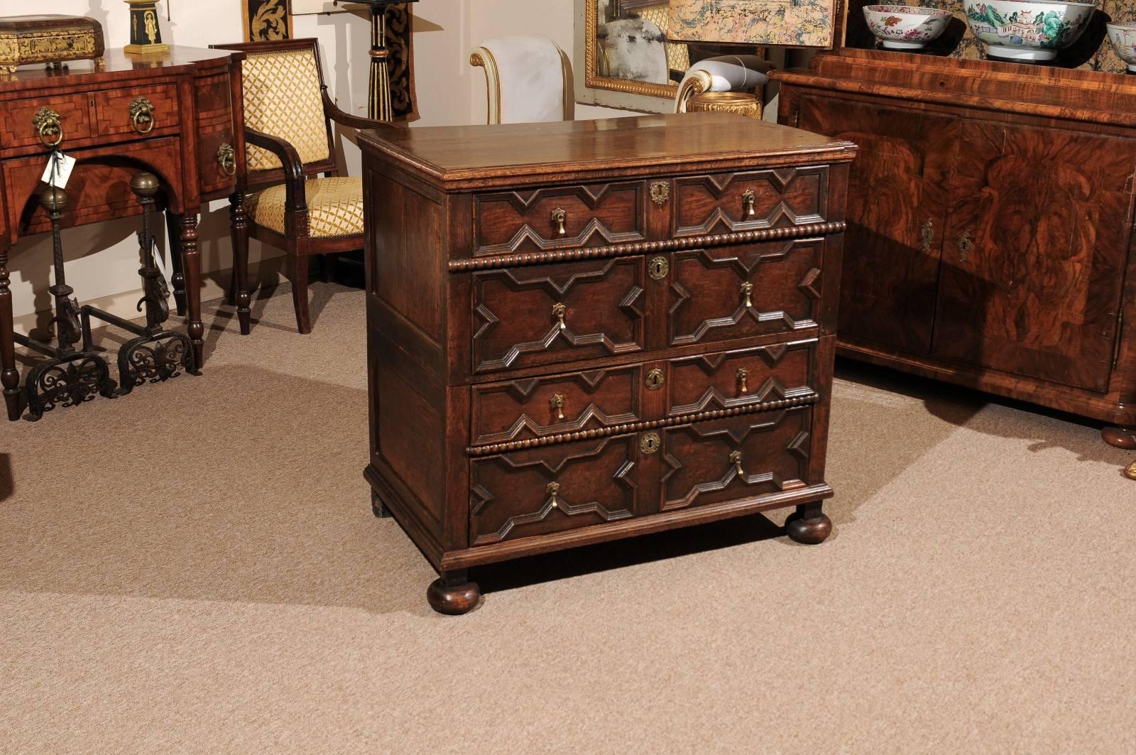 jacobean chest of drawers