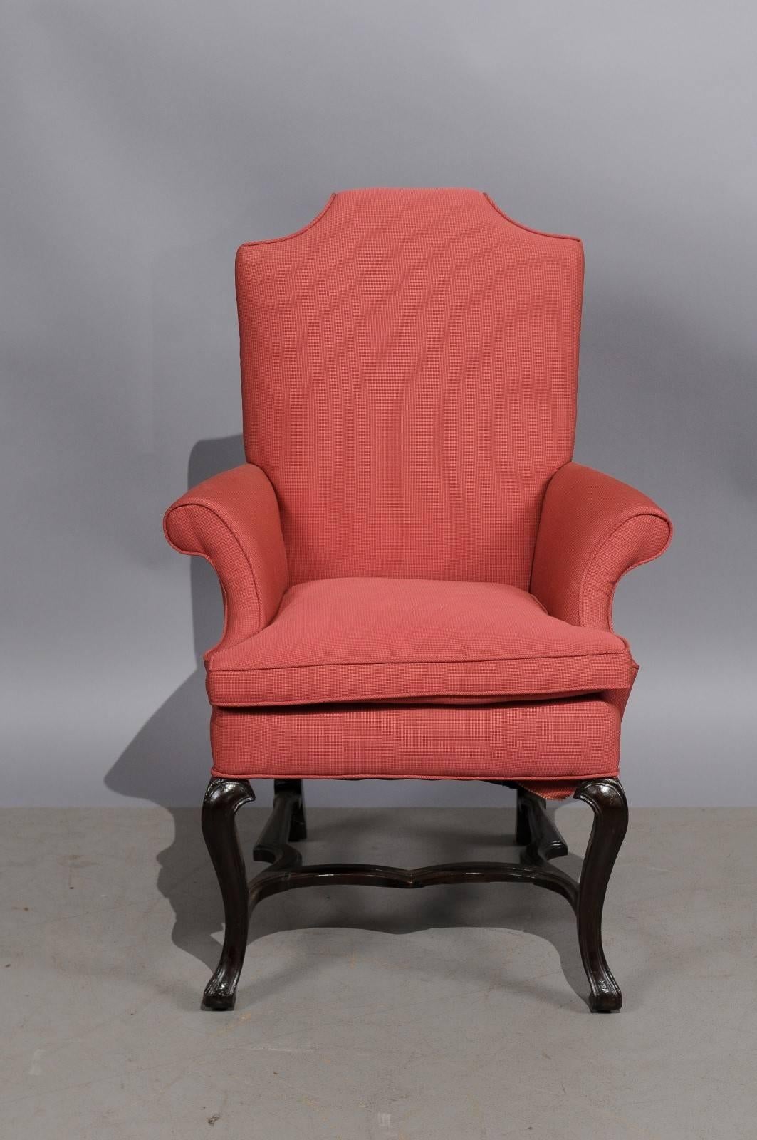William & Mary Englischer Sessel aus Nussbaumholz aus dem frühen 18. Jahrhundert (William und Mary) im Angebot