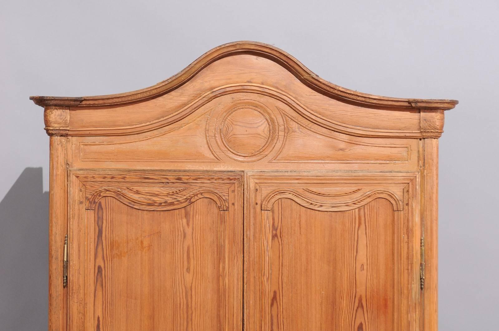 19th Century French Pine Armoire 2