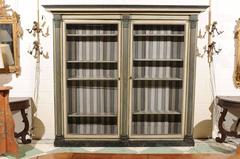 Neoclassical Style French Bookcase with Columns, circa 1880