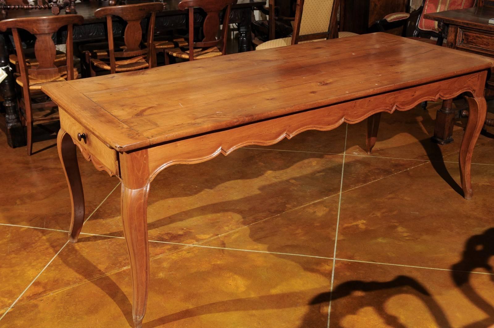 French Fruitwood Farm Table, circa 1800 For Sale 2