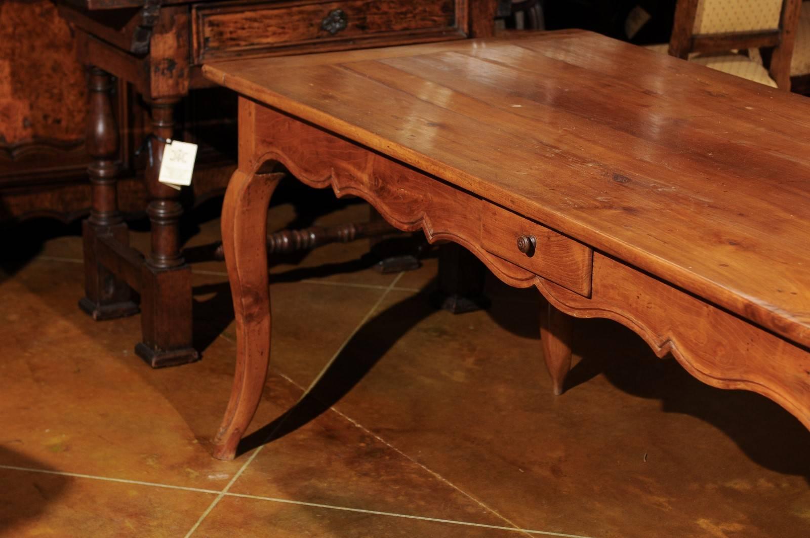 French Fruitwood Farm Table, circa 1800 For Sale 5