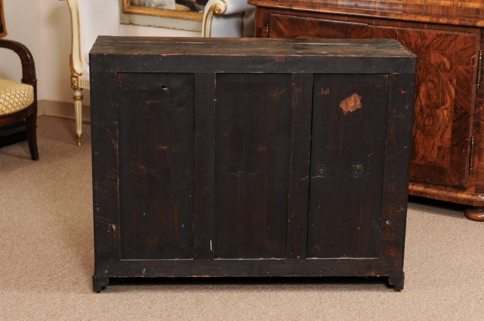 Regency Rosewood Cabinet with Grey Marble Top, Early 19th Century 1