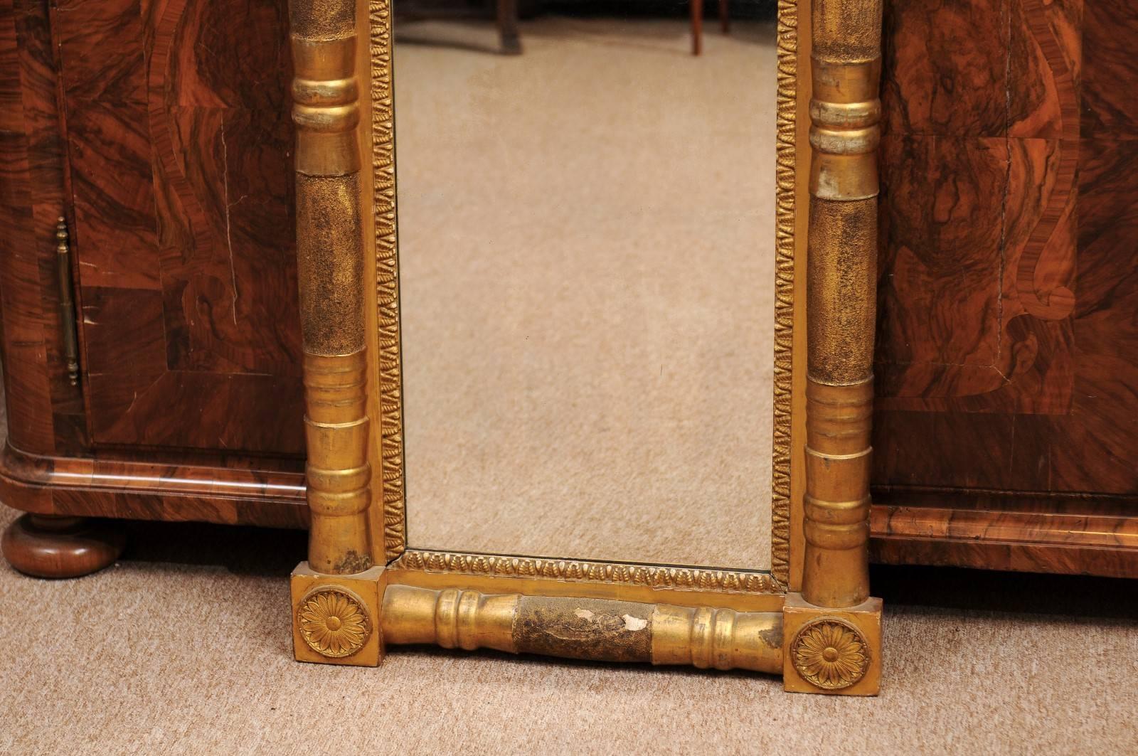 Late 19th Century Federal Style Gilt-Wood Mirror 1