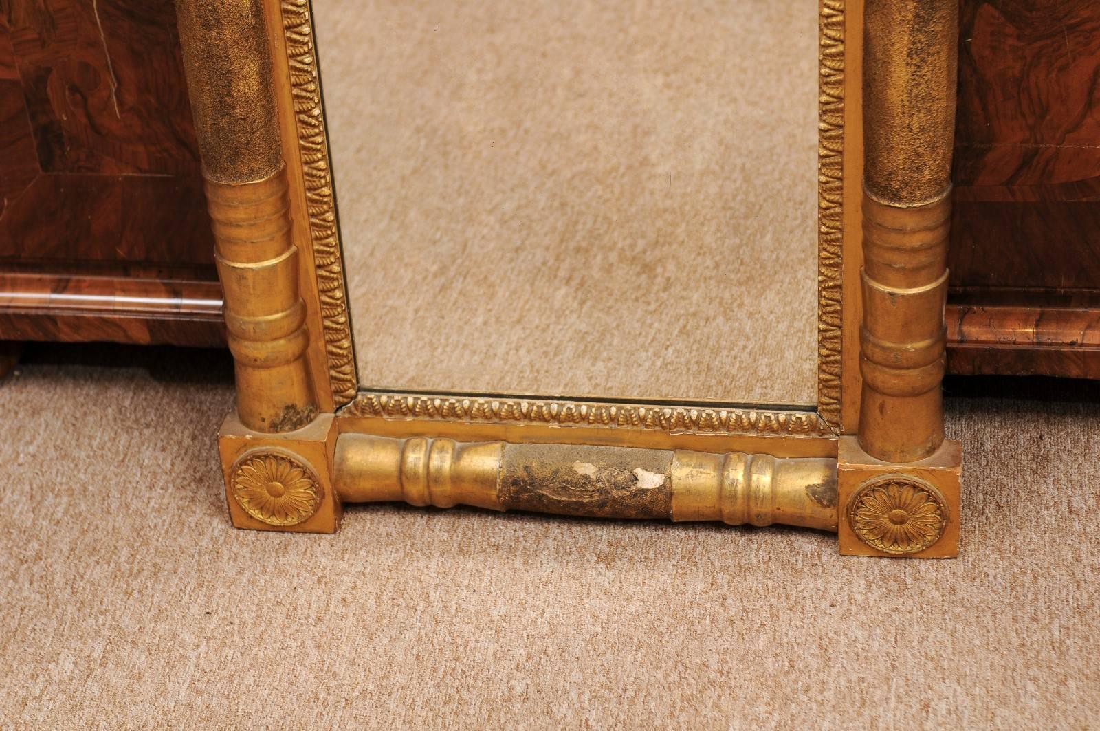 Late 19th Century Federal Style Gilt-Wood Mirror 5